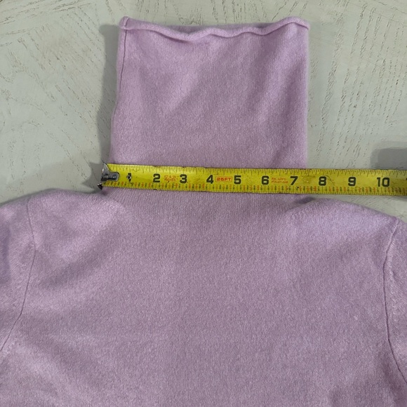 90’s Gemelli Cashmere Cozy Cowlneck Sweater Grandmacore Barbiecore Old Money - Picture 15 of 16